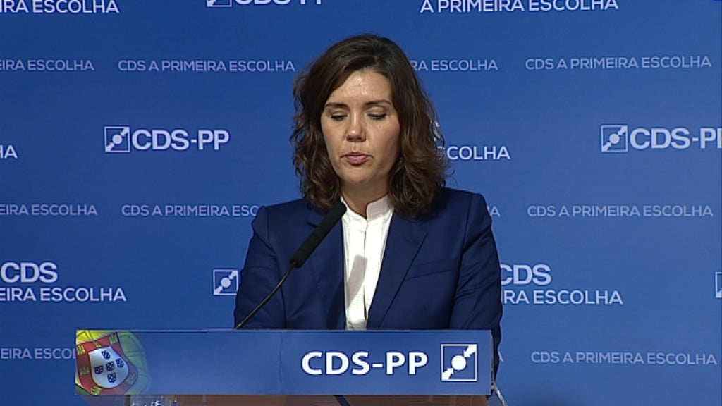 Intervenção de Assunção Cristas