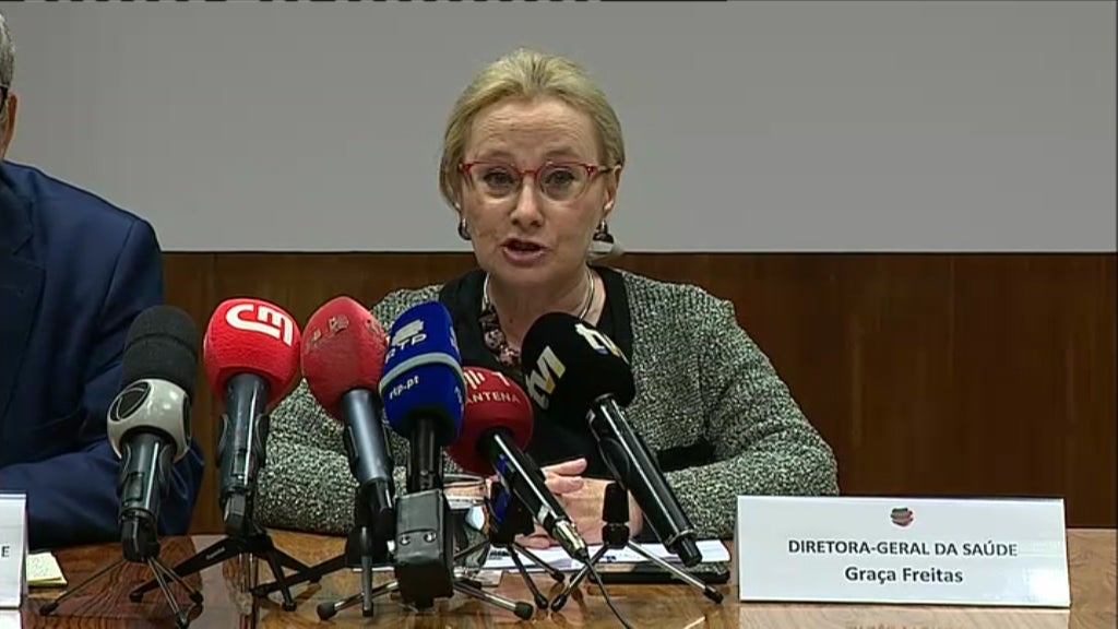 Conferência de imprensa de Graça Freitas