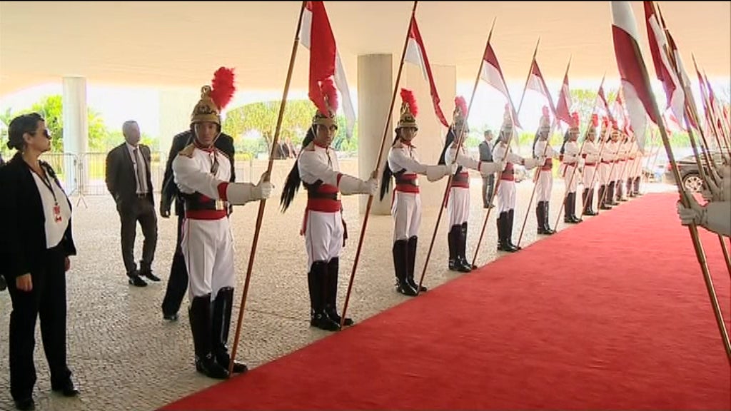 Encontro de Marcelo Rebelo de Sousa com Jair Bolsonaro