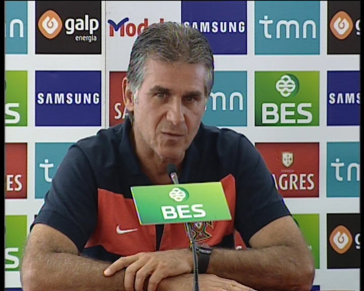 Conferência de imprensa de Carlos Queiroz