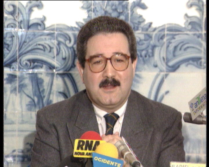 Conferência de imprensa da distrital do PSD