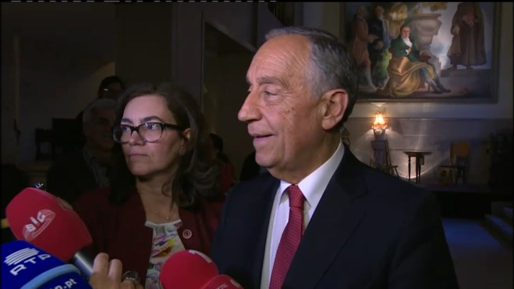 Marcelo Rebelo de Sousa no Conservatório Nacional