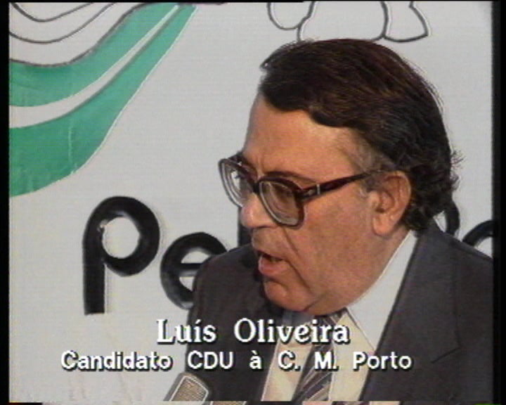 Apresentação dos candidatos da CDU à Câmara Municipal do Porto