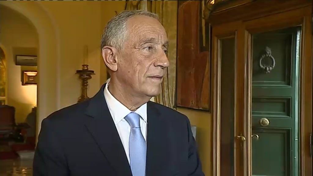 Marcelo Rebelo de Sousa em Itália