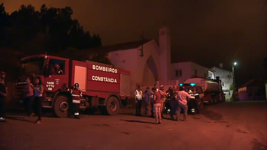 Incêndio florestal em Mação