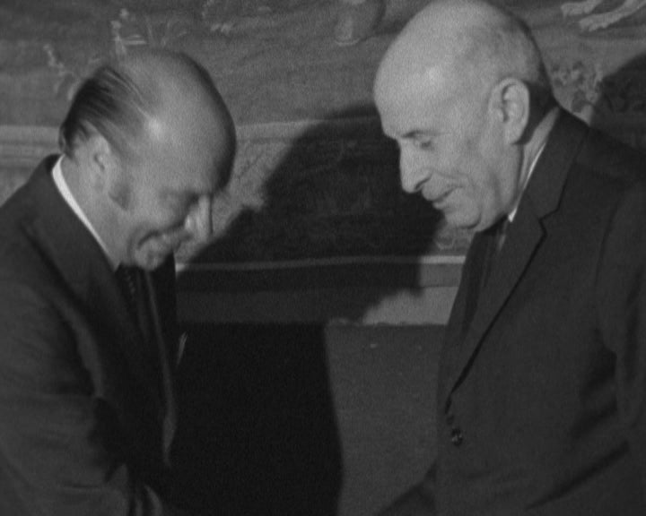 Américo Tomás recebe Primo Nebiolo