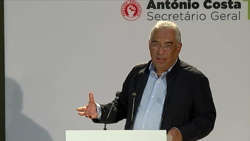 António Costa apresenta moção sobre o Défice