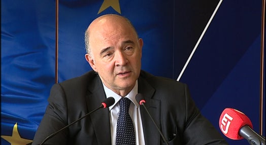 Pierre Moscovici em Lisboa