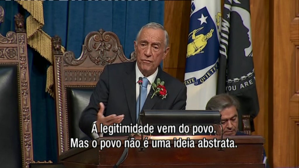 Marcelo Rebelo de Sousa nos EUA