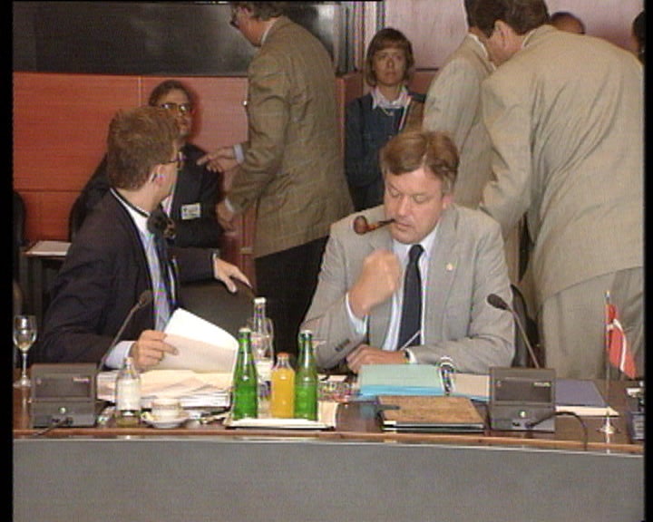 Reunião dos ministros da Administração Interna  da CEE