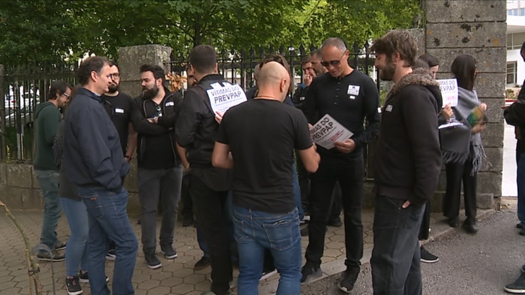 Protesto de precários do CPN-RTP