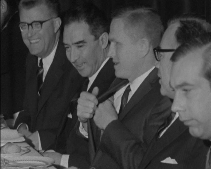 Astronauta Frank Borman em Lisboa