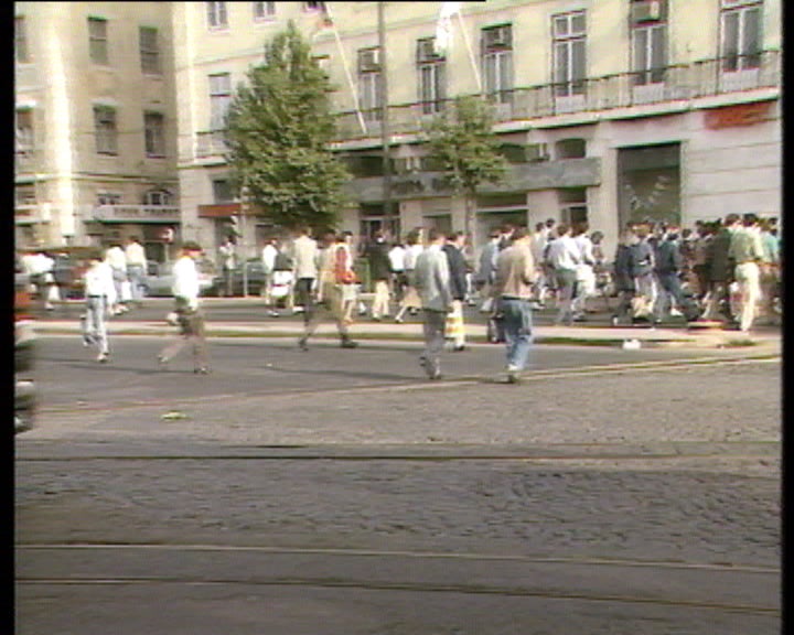 Greve dos trabalhadores dos transportes públicos