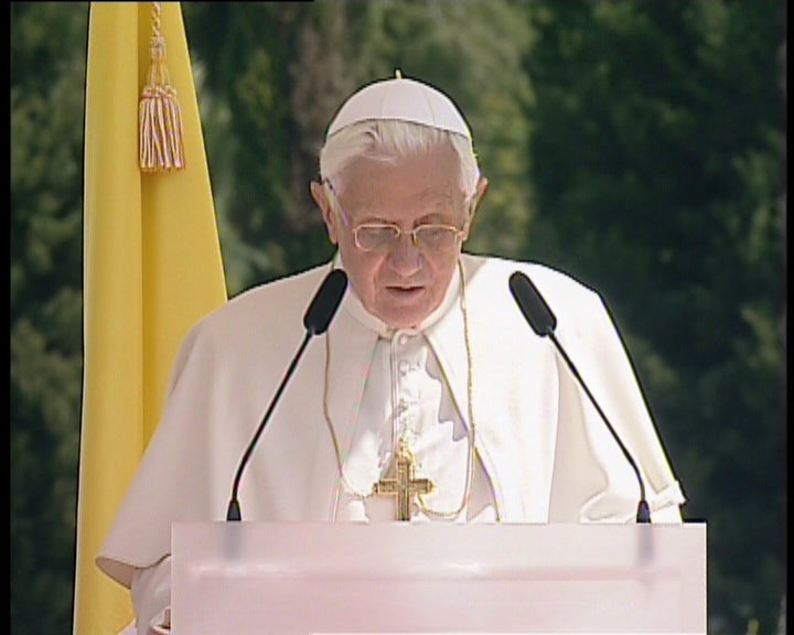 Papa Bento XVI no Aeroporto Figo Maduro