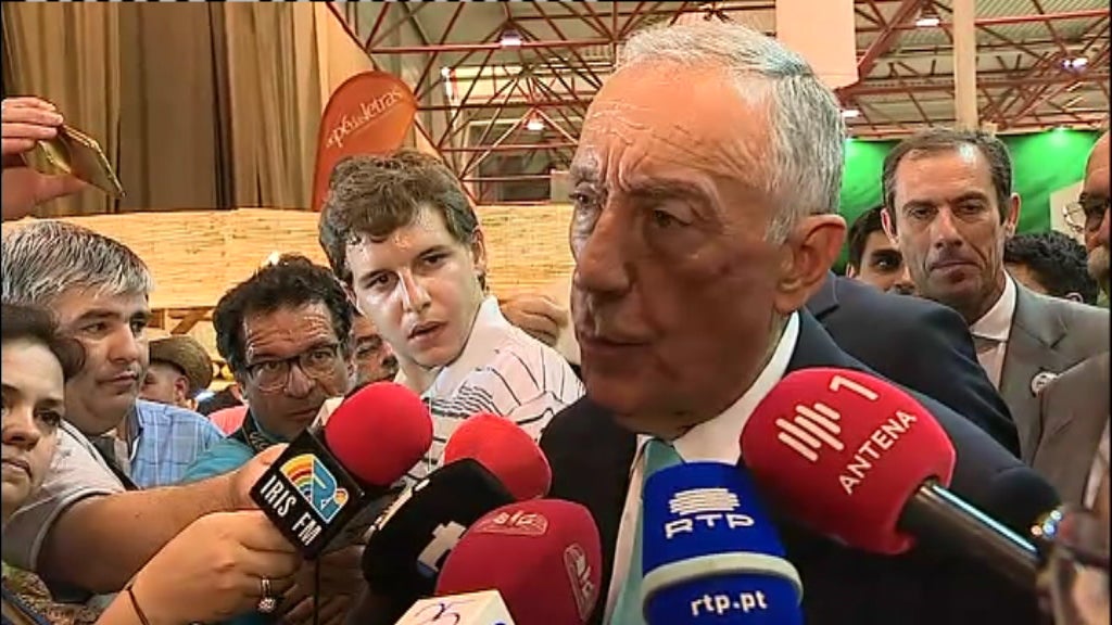 Marcelo Rebelo de Sousa em Santarém