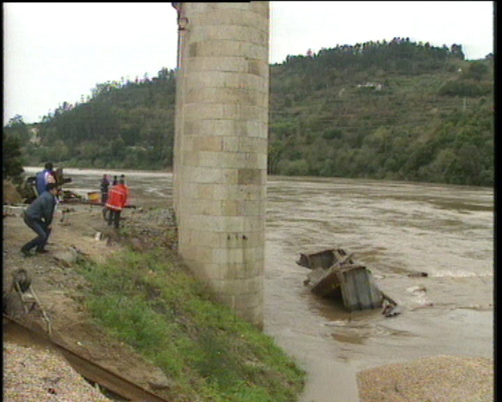 Flores lançadas ao rio em Castelo de Paiva