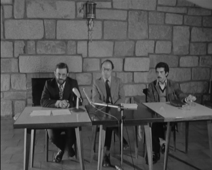 Conferência de imprensa do Capitão Figueiredo e de António Sousa Gomes