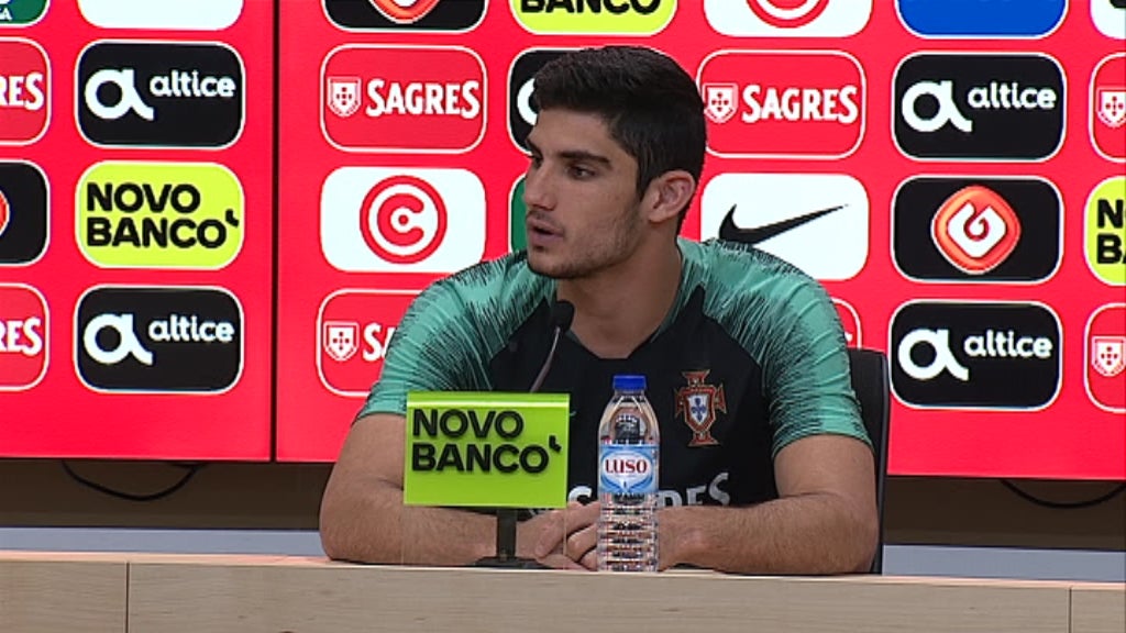 Futebol: treino da Seleção Nacional