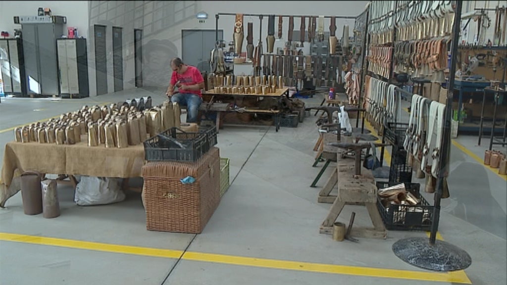 Exposição de Chocalhos com assinaturas