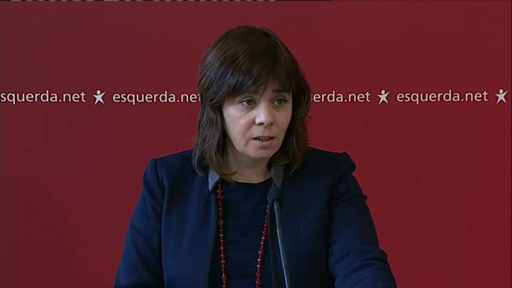 Reação de Catarina Martins aos veto de Cavaco Silva