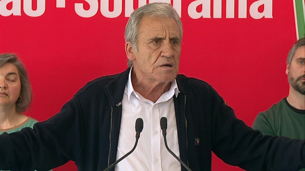 Jerónimo de Sousa crítica Governo do PS