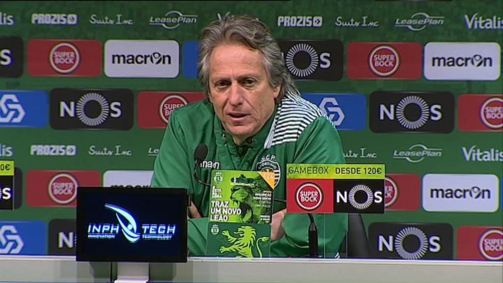 Conferência de imprensa de Jorge Jesus