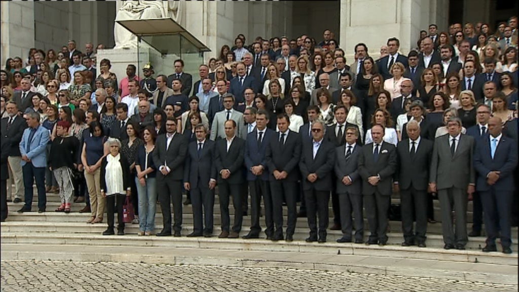Minuto de silêncio pelas vítimas de Pedrógão Grande