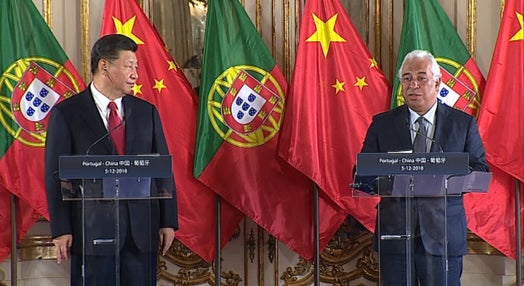 Último dia do Presidente da China em Portugal
