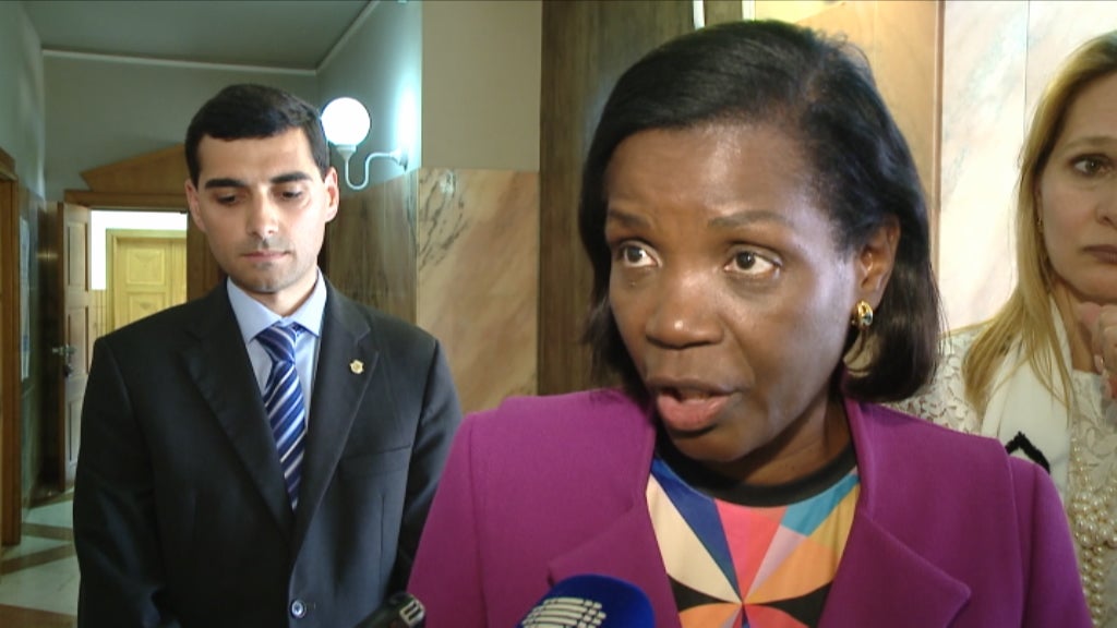 Ministra da Justiça na Ilha Terceira