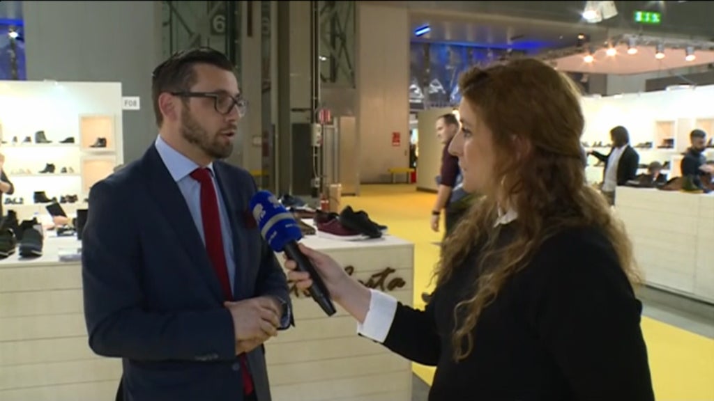 Feira Internacional do Calçado em Milão