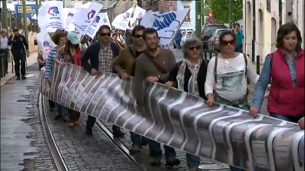 Manifestação de professores