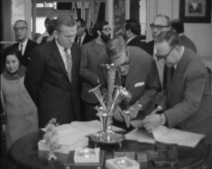 Astronauta Frank Borman em Lisboa