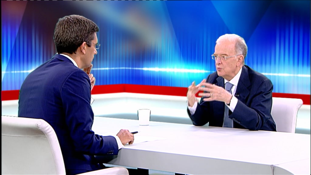 Jorge Sampaio na “Grande Entrevista”