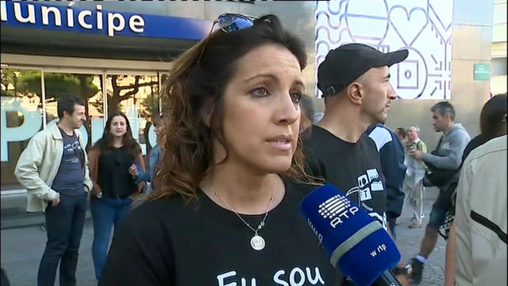 Greve dos trabalhadores da PT