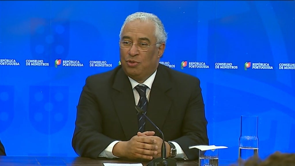 António Costa no Conselho de Ministros
