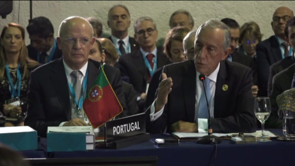 Marcelo Rebelo de Sousa na Guatemala