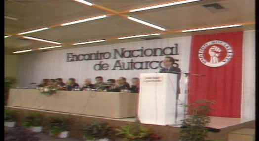Jorge Sampaio no encontro nacional de autarcas socialistas