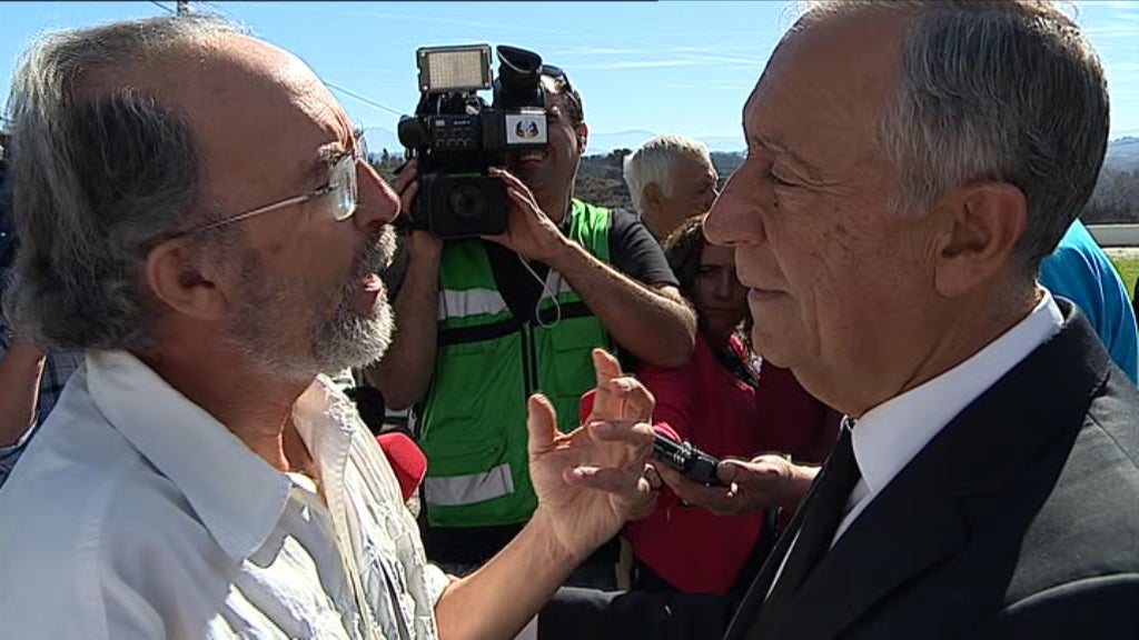 Marcelo Rebelo de Sousa visita concelhos atingidos pelos incêndios