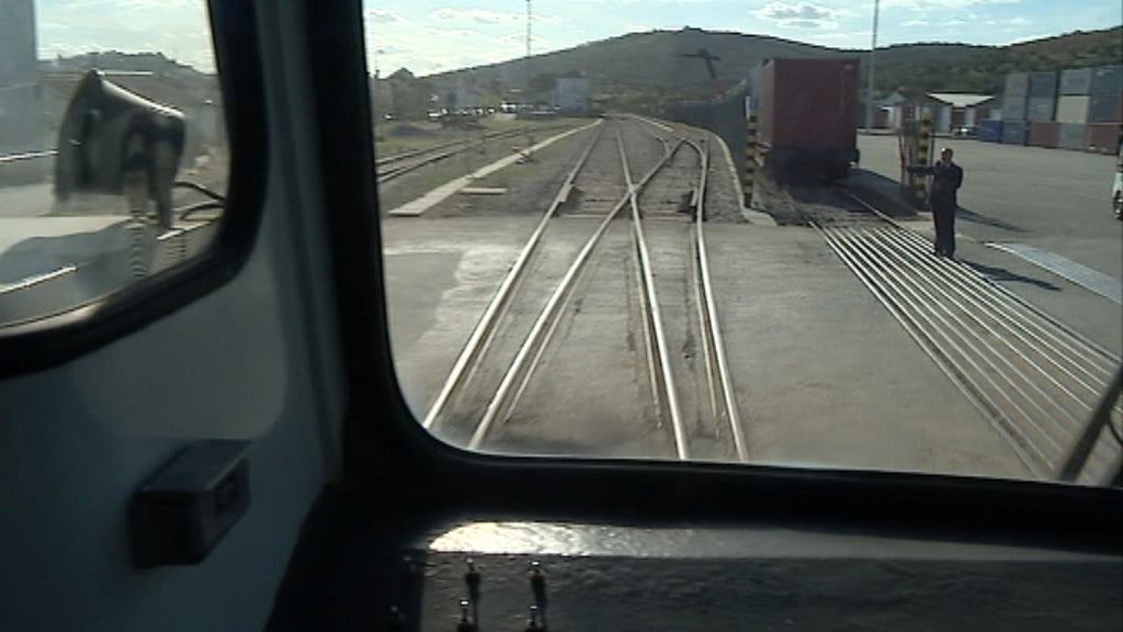 Ferroviários em protesto