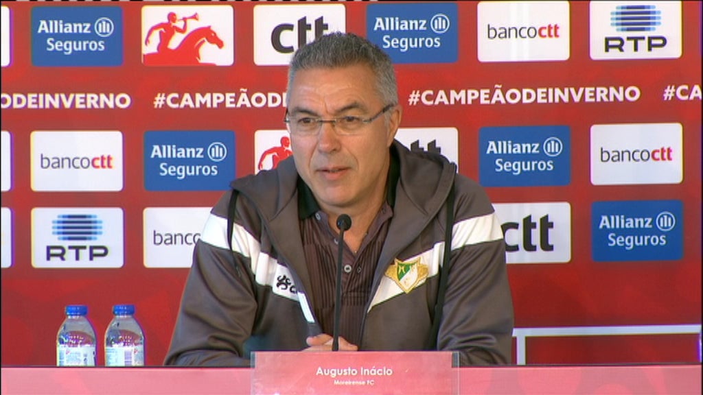Conferência de imprensa de Augusto Inácio