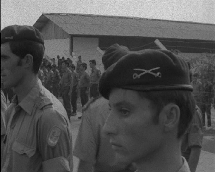 Cerimónia de despedida de tropas na Guiné