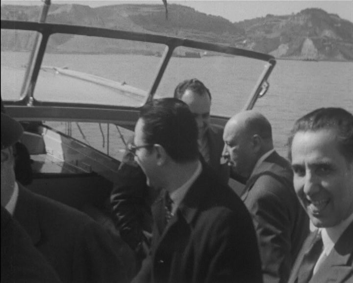 Visita de Américo Tomás à Ponte Sobre o Tejo
