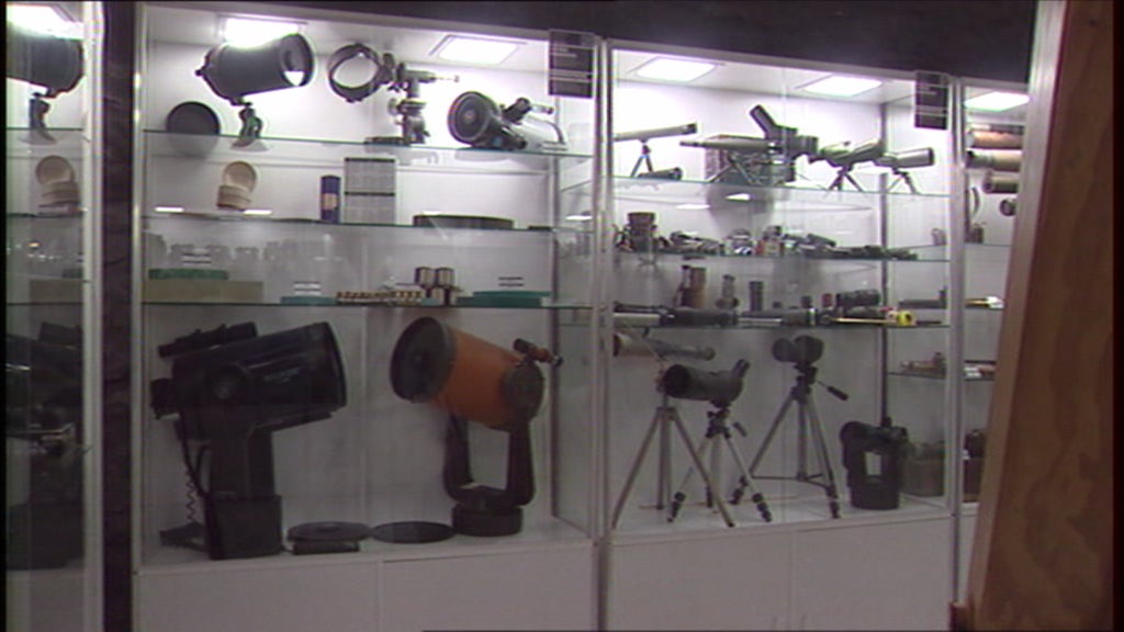 Exposição no primeiro Museu da Ótica