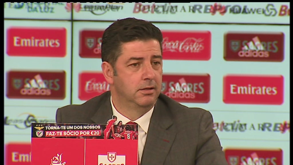 Conferência de imprensa de Rui Vitória