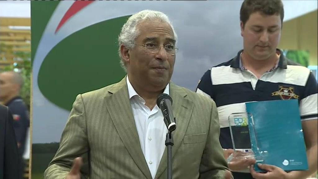 António Costa na Feira Agrícola de Santarém