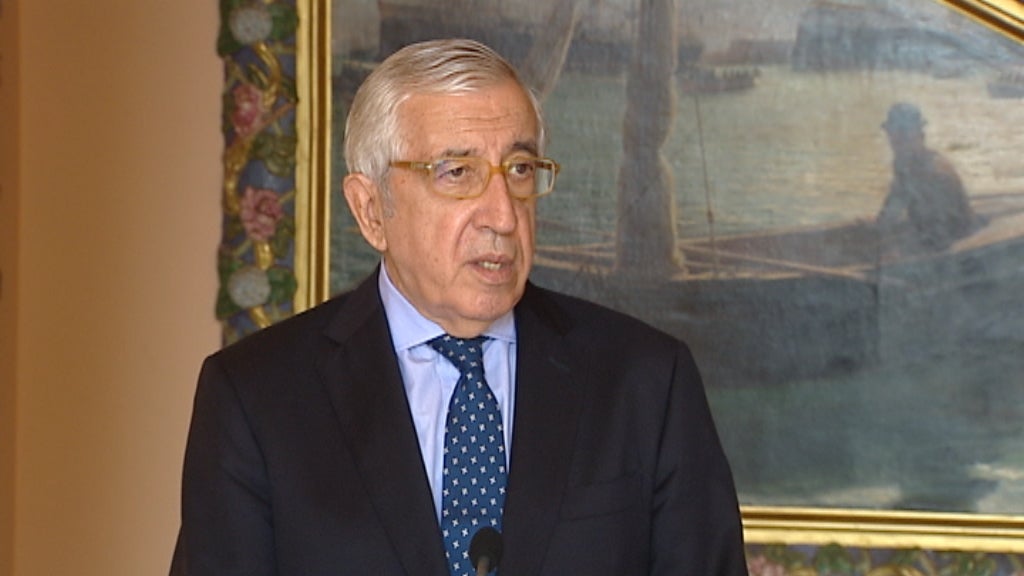 Vasco Cordeiro recebe Artur Santos Silva da Fundação La Caixa