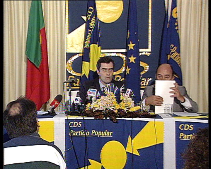 Conferência de imprensa do CDS