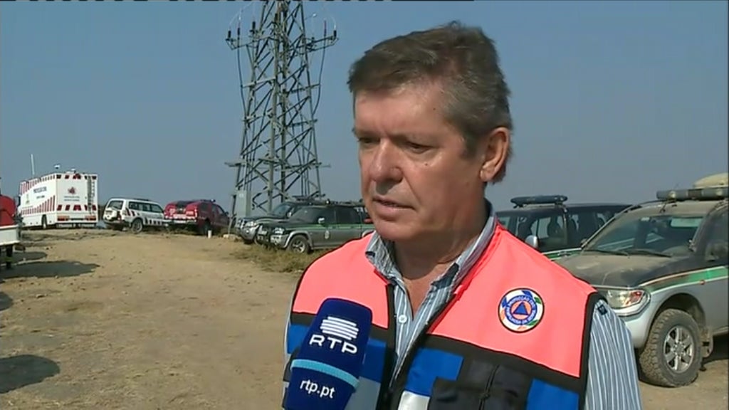 Incêndio florestal em Pampilhosa da Serra