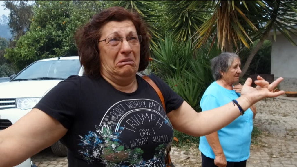 Incêndio na aldeia de Nodeirinho