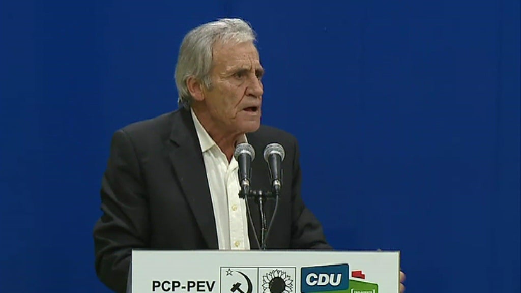 Intervenção de Jerónimo de Sousa